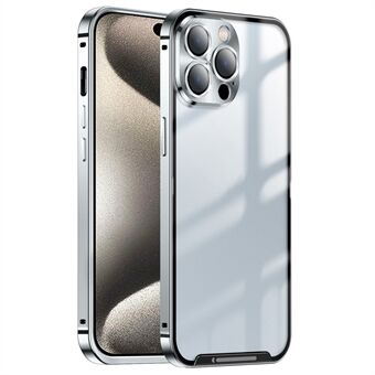 iPhone 15 Pro -puhelimen suojakotelo, jossa on alumiiniseoskehys, mattapinta ja linssinsuoja