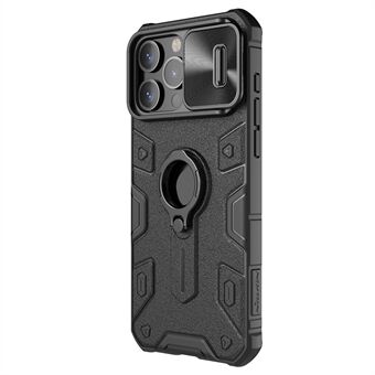 NILLKIN CamShield Armor iPhone 15 Pro -kotelo Liukukameran suoja PC + TPU puhelinkotelo