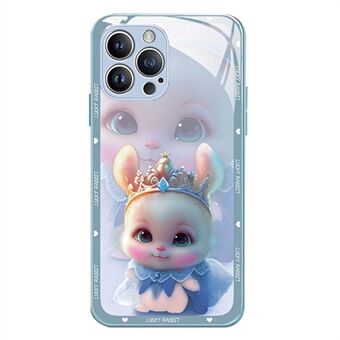 iPhone 15 Pro -matkapuhelimen kuoret Prinsessa Kani Lasikalvo+TPU-pudotussuoja