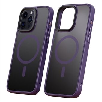 iPhone 15 Pro Alumiiniseos Kameran Kehys TPU+PC Kännykän Kotelot Yhteensopivat MagSafen Kanssa