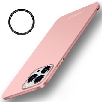 PINWUYO PC -sarja iPhone 15 Pro Max: lle Mattapuhelinkotelo kovasta tietokoneesta valmistettu puhelimen kansi, jossa on magneettinen renkaanpidike.