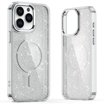 iPhone 15 Pro Max Kotelo Glitter Design TPU+PC Puhelimen Suojus Yhteensopiva MagSafen Kanssa