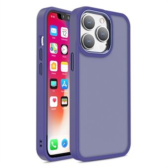 iPhone 15 Pro Max -iskunkestävä TPU+PC+metallipuhelinkotelo, naarmuja kestävä ihoystävällinen puhelimenkuori