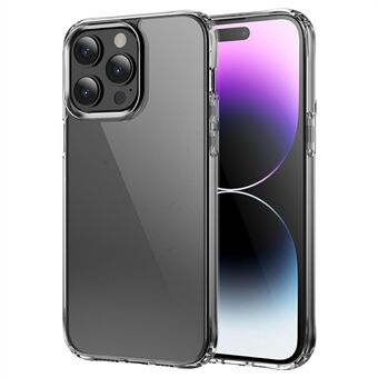 iPhone 15 Pro Max -pudotuksenkestävä takakansi, korkean läpinäkyvyyden TPU+PC-mobiililaukku.