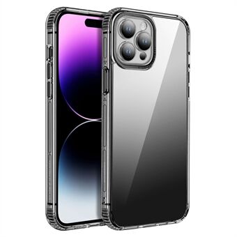 KSTDESIGN Akryyli+TPU Kirkas puhelinkotelo iPhone 15 Pro Max -puhelimelle, lasilinssisuojus puhelinkanteen