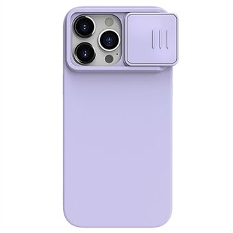 NILLKIN Iphone 15 Pro Maxin liukukameransuojaava puhelinkotelo nestemäisellä silikonilla + PC-takakansi.