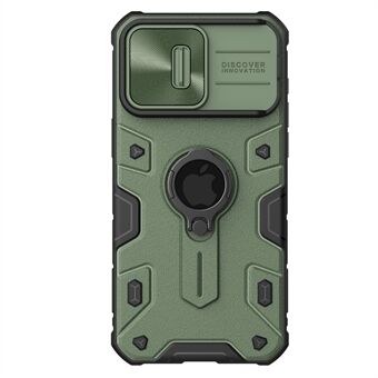 NILLKIN CamShield Armor -kuori iPhone 15 Pro Max -puhelimelle, PC + TPU-liukusuoja kameran suojausta varten