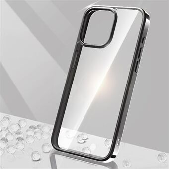 X-LEVEL:iPhone 15 Pro Max puhelimen suojakuori, PC+TPU-materiaalia, sähkömetallipinnoite takakannessa.