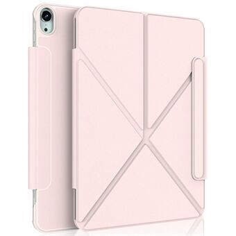 XUNDD XDD-0014 iPad Airille 13 (2024) Kotelon PU-nahkainen monikulmainen teline älykäs tabletin suojakuori kynän pidikkeellä