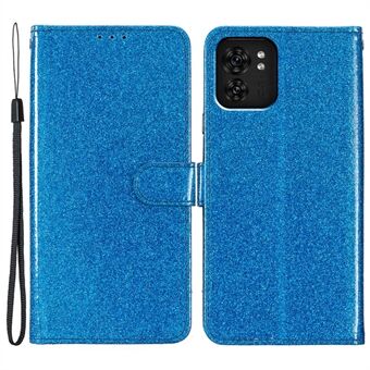 Motorola Edge 40 5G Sparkle Leather Wallet Case -puhelinpidikekotelo