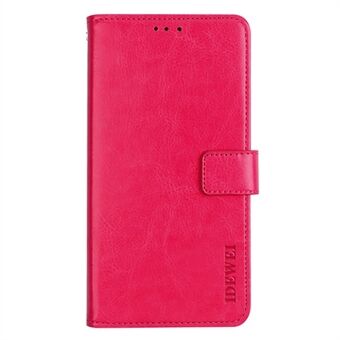 IDEWEI for OnePlus 10 Pro Folio Flip PU-nahka + TPU Crazy Horse Texture -kokoinen taitettava Stand Kulutuksenkestävä putoamisen estävä puhelimen kansi lompakolla