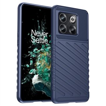 OnePlus 10T 5G / ACE Pro 5G Thunder Series Twill Texture -liukumaton kotelo Paksutettu TPU iskunkestävä suojakuori