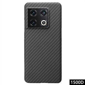 OnePlus Ace Pro 5G / 10T 5G Aramid-kuitupuhelimen kotelo 1500D karkea tekstuurilla ja suurella linssiaukolla - Musta