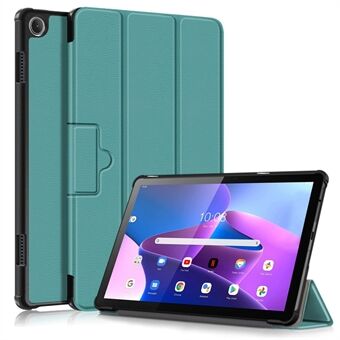 Lenovo Tab M10 (Gen 3) 10,1 tuuman 328F Trifold Stand -tabletin suojakotelo mikrokuituliinaa olevaa keinonahkaa, jossa automaattinen herätys-/lepäystila, magneettisuljenta ja naarmuja estävä suoja