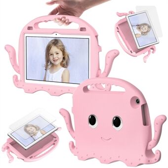 Lenovo Tab M10 (Gen 3) -tabletille sopiva suojakotelo Cartoon Octopus Hand Grip -tarttumalla ja olkahihnalla