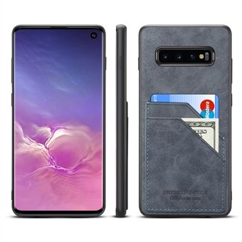 Samsung Galaxy S10 Dual Card Slot PU-nahkapäällysteiselle TPU-puhelinkotelolle