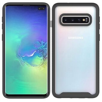 Samsung Galaxy S10 Plus Scratch Puhelimen suojus Akryyli + PC Takaisin Pehmeä TPU Puskuri Hybridi Suojakuori