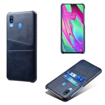 Samsung Galaxy A40 PU nahkainen nahkainen matkapuhelin, jossa on kaksoiskorttipaikka