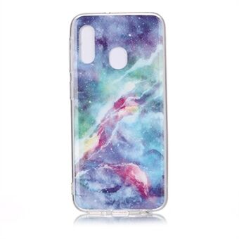 Marble Pattern IMD TPU Shell for Samsung Galaxy A20e