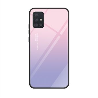 Lasinen pintakuviointi + TPU-matkapuhelinkotelo Samsung Galaxy A71: lle