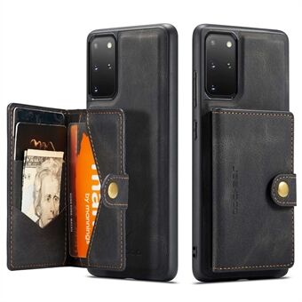 JEEHOOD For Samsung Galaxy S20 Plus 4G/S20 Plus 5G Detachable 2-in-1 Phone Cover PU Leather Coated TPU Wallet Kickstand Case