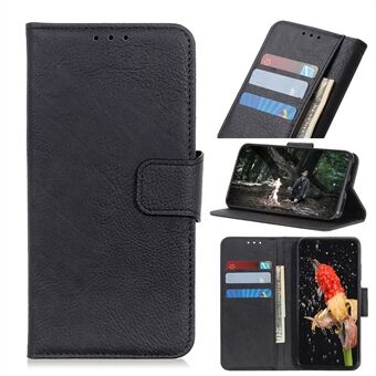 Litchi Skin Wallet Nahkainen Stand suojakuori Samsung Galaxy A41:lle