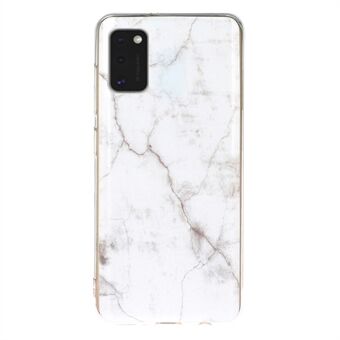 Marble Pattern IMD TPU -puhelimen kuori Samsung Galaxy A41:lle (maailmanlaajuinen versio)