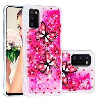 Kuviotulostus glitterijauhe paljetteja TPU-kotelo Samsung Galaxy A41: lle (maailmanlaajuinen versio)