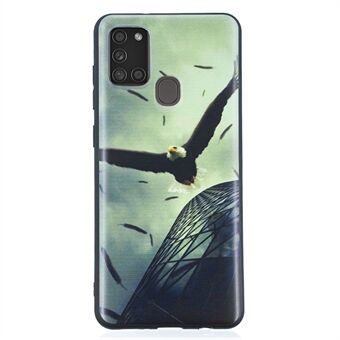 Kuviotulostus mattapintainen TPU-takakuori Samsung Galaxy A21s:lle