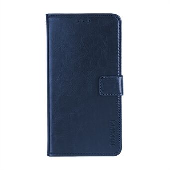 IDEWEI-korttipaikan suunnittelu Folio Flip Crazy Horse Texture Leather -suojakuori Samsung Galaxy A21s -puhelimelle