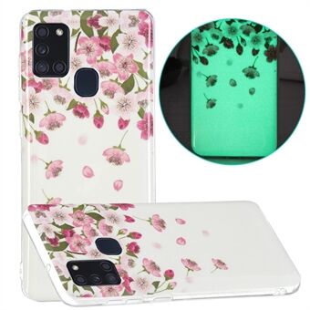 Noctilucent Pattern -puhelinkotelo IMD Luminous Soft TPU -kuori Samsung Galaxy A21s:lle (globaali versio)