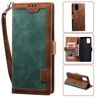 Retro Splicing Style Wallet Stand Flip nahkakotelo Samsung Galaxy Note 20:lle