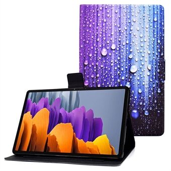 Samsung Galaxy Tab S7 T870/Galaxy Tab S8 X700 X706 -laitteelle sopiva iskunkestävä kuvioinnilla varustettu nahkainen tablettikotelo suojakansi.