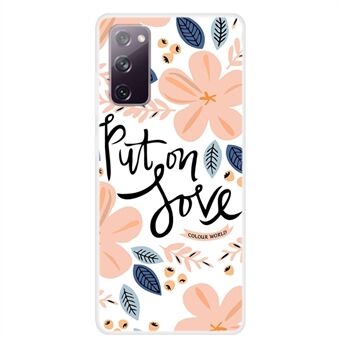 Kuviotulostus TPU-puhelimen pehmeä kotelo Samsung Galaxy S20 FE 4G/5G/2022/S20 Lite