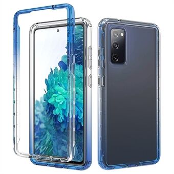 Samsung Galaxy S20 FE 4G/5G/S20 Lite/S20 FE 2022 Gradient Color Kirkas TPU + PC-kotelo