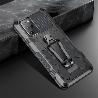 Takaklipsi muovi + TPU Hybrid Case Kickstand Shell Samsung Galaxy S20 FE 4G/FE 5G/S20 Lite/S20 FE 2022