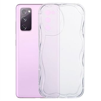 YX-sarja Samsung Galaxy S20 FE 5G / S20 FE / S20 FE 2022 / S20 Lite -suojakuori luova aaltomuoto TPU-materiaalia, tarkat leikkaukset puhelimen kuorille.