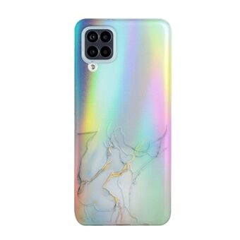 Kohokuvioinen Marble Pattern Laser TPU -puhelinkotelo Samsung Galaxy A12:lle