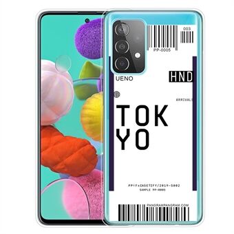 Samsung Galaxy A32 5G Creative Boarding -tarkista TPU-suojakansi