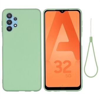 Iskunkestävä pehmeä suojakuori Samsung Galaxy A32 5G / M32 5G nestemäiselle silikonikotelolle