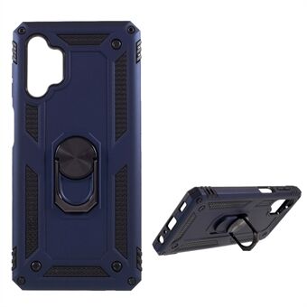 PC + TPU Combo suunnittelu Tiputtamaton Hybrid puhelimen kuori Ring Kickstand Samsung Galaxy A32 5G