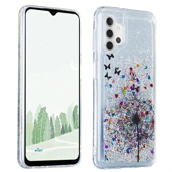 Kuviotulostus Shiny jauhe Quicksand TPU-kuori Samsung Galaxy A32 5G:lle