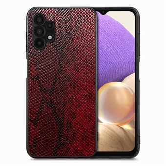 Samsung Galaxy A32 5G / M32 5G matkapuhelinkotelolle Snake Texture PU-nahkapäällysteinen PC + TPU-suojus