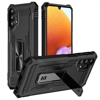 Samsung Galaxy A32 5G / M32 5G Kickstand TPU + PC-puhelinkotelolle pudotuksenkestävä älypuhelimen suojus