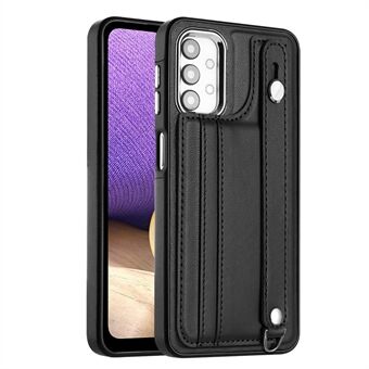 Samsung Galaxy A32 5G / M32 5G korttitelineen puhelinkotelolle YB nahkapäällysteinen Series-5 Kickstand TPU puhelimen suojus