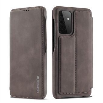 LC.IMEEKE Retro Style Protector Stand Nahkakotelo korttitelineellä Samsung Galaxy A52 4G/5G / A52s 5G