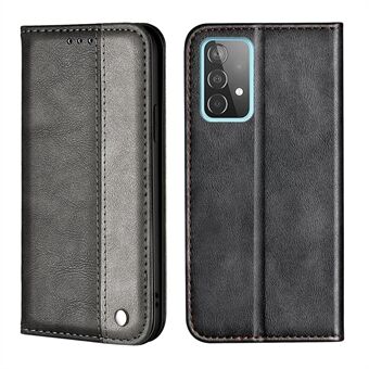 Business Style korttikotelon värillinen liitosnahkasuoja Samsung Galaxy A52 4G/5G / A52s 5G Stand Case