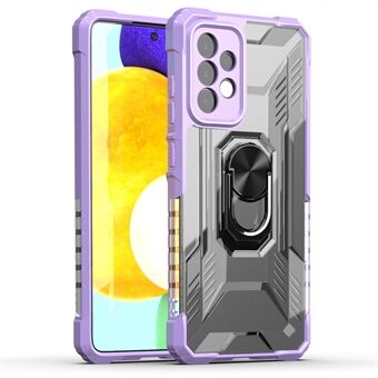 RUGGED SHIELD Armor Kickstand Design Putoamista estävä tarkat leikkaukset PC+TPU puhelimen suojakuori Samsung Galaxy A52 4G/5G/A52s 5G