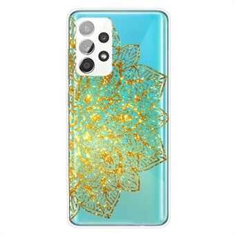 Mandala-kuviotulostus Muodontumaton TPU-puhelimen kuoren kansi Samsung Galaxy A52 4G / 5G / A52s 5G