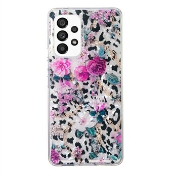 Puhelimen suojakuori Samsung Galaxy A52 4G / 5G / A52s 5G , Marble Flower Shell Pattern Pehmeä TPU IMD - puhelinkotelo